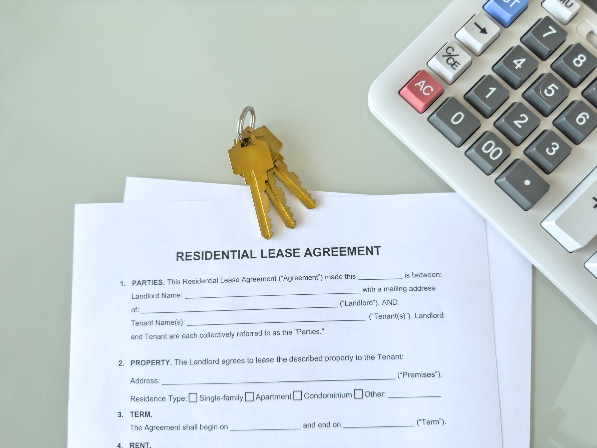 Lease agreement